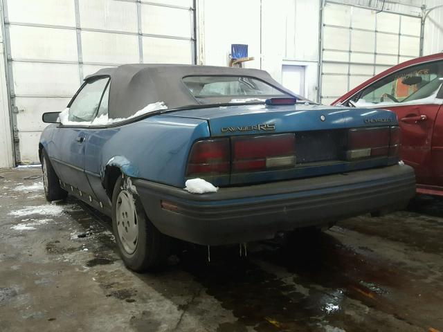 1G1JC34T5R7230132 - 1994 CHEVROLET CAVALIER R GREEN photo 3
