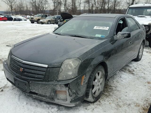 1G6DM57T460178900 - 2006 CADILLAC CTS BLACK photo 2