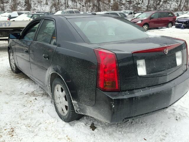 1G6DM57T460178900 - 2006 CADILLAC CTS BLACK photo 3