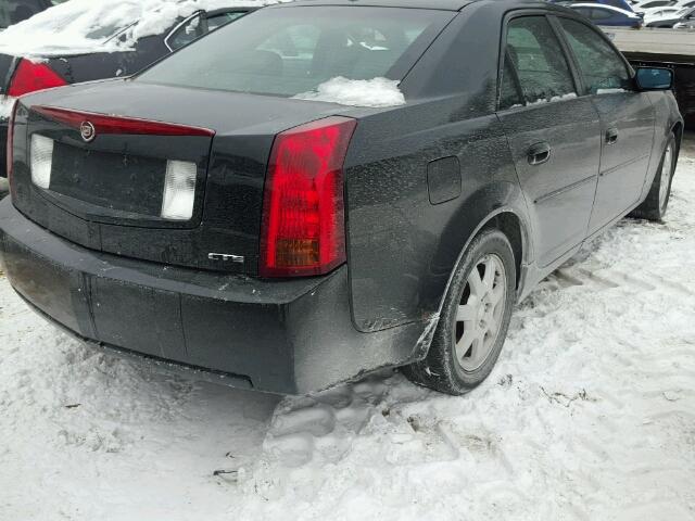 1G6DM57T460178900 - 2006 CADILLAC CTS BLACK photo 4