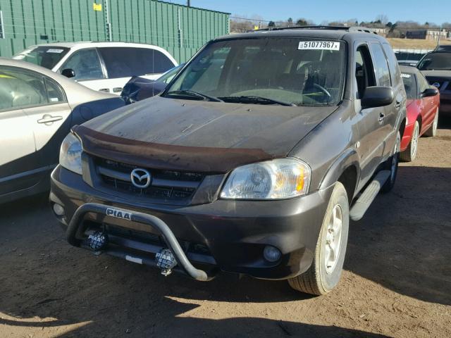 4F2CZ94126KM22021 - 2006 MAZDA TRIBUTE S GRAY photo 2