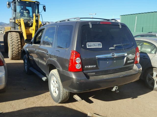 4F2CZ94126KM22021 - 2006 MAZDA TRIBUTE S GRAY photo 3