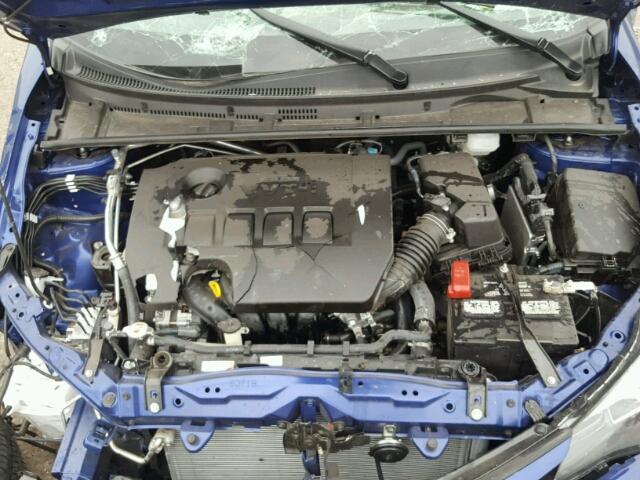 2T1BURHE0HC950071 - 2017 TOYOTA COROLLA L BLUE photo 7