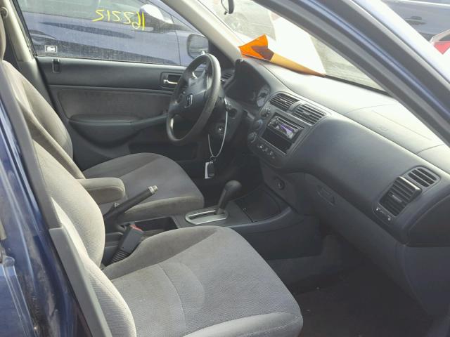 2HGES26742H541147 - 2002 HONDA CIVIC EX 蓝色 照片 5