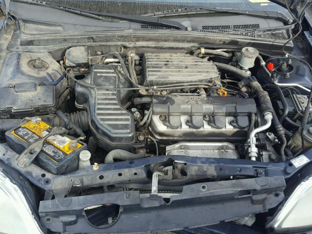 2HGES26742H541147 - 2002 HONDA CIVIC EX 蓝色 照片 7