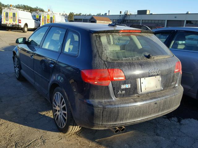 WAUMF78PX6A018516 - 2006 AUDI A3 2.0 SPO BLUE photo 3