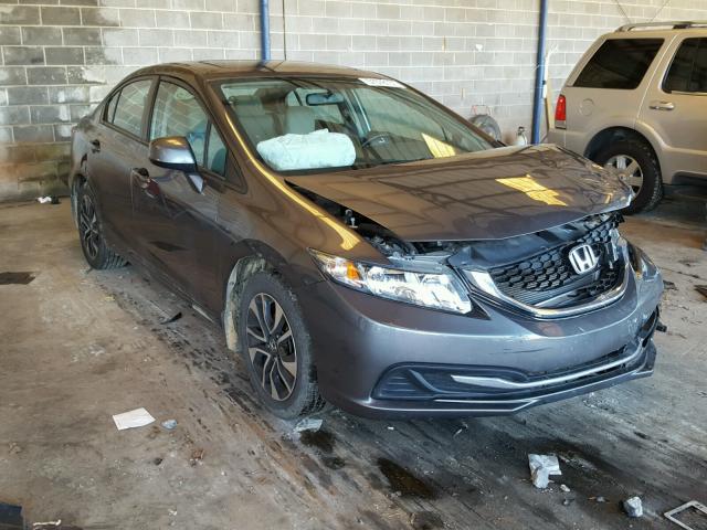 19XFB2F87DE057791 - 2013 HONDA CIVIC EX ნაცრისფერი ფოტო 1