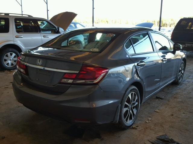 19XFB2F87DE057791 - 2013 HONDA CIVIC EX ნაცრისფერი ფოტო 4