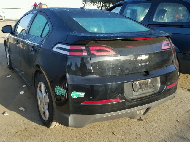 1G1RH6E4XEU122372 - 2014 CHEVROLET VOLT BLACK photo 3