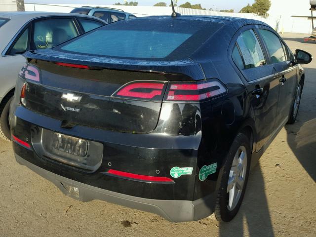 1G1RH6E4XEU122372 - 2014 CHEVROLET VOLT BLACK photo 4