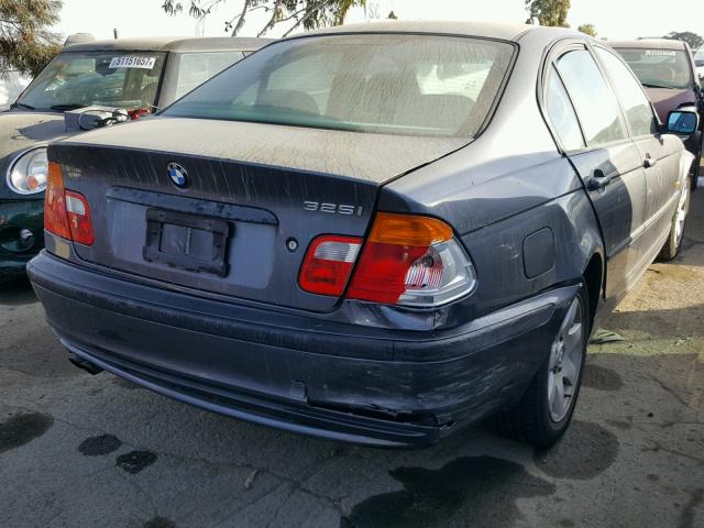 WBAAV33421FU76350 - 2001 BMW 325 I BLUE photo 4