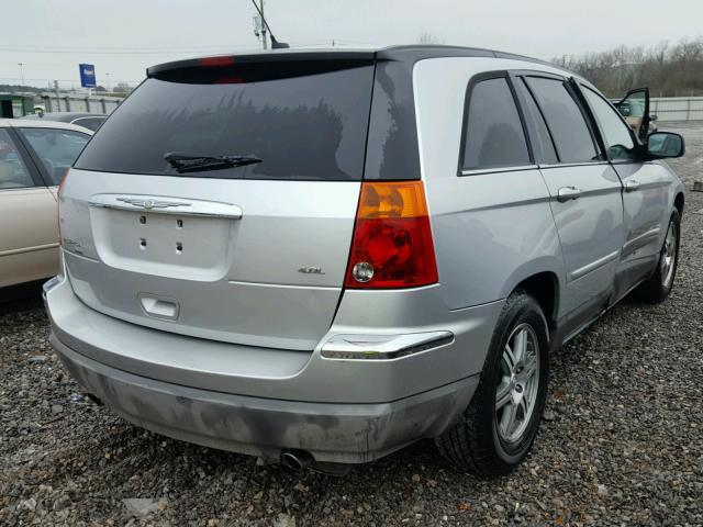 2A8GM68X37R194300 - 2007 CHRYSLER PACIFICA T SILVER photo 4