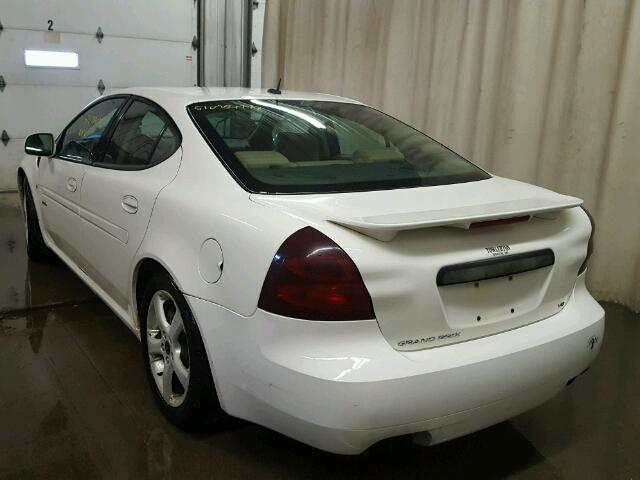 2G2WC58C961217061 - 2006 PONTIAC GRAND PRIX WHITE photo 3