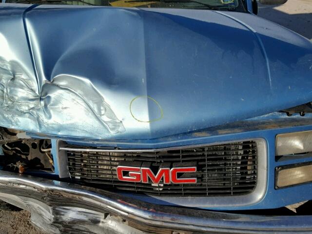 2GTEC19K3R1529094 - 1994 GMC SIERRA C15 BLUE photo 7