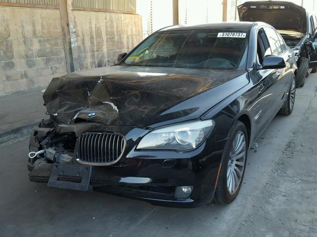 WBAKA835X9CY34426 - 2009 BMW 750 I BLACK photo 2
