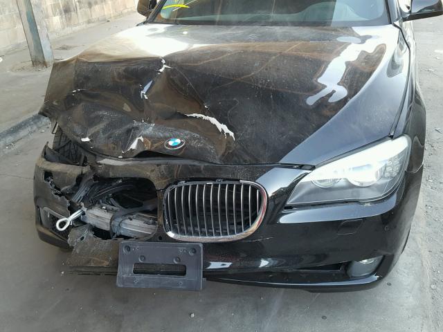 WBAKA835X9CY34426 - 2009 BMW 750 I BLACK photo 7