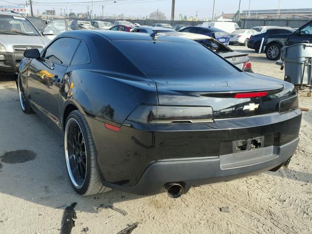 2G1FB1E32F9252000 - 2015 CHEVROLET CAMARO LS BLACK photo 3