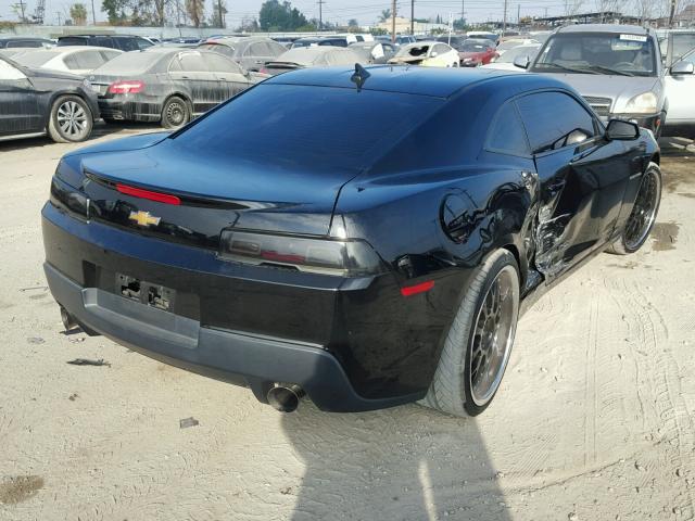 2G1FB1E32F9252000 - 2015 CHEVROLET CAMARO LS BLACK photo 4