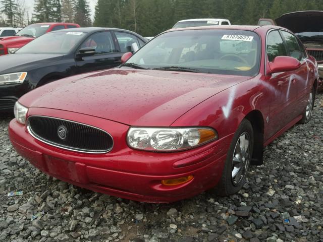 1G4HR54K43U203323 - 2003 BUICK LESABRE LI RED photo 2