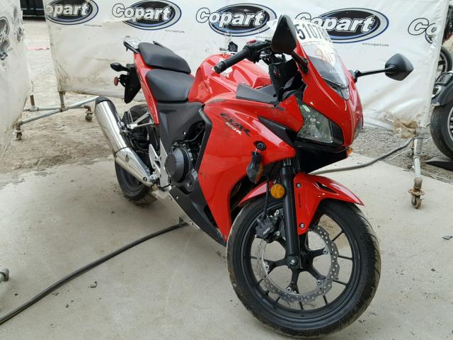 MLHPC446XE5101727 - 2014 HONDA CBR500 R RED photo 1