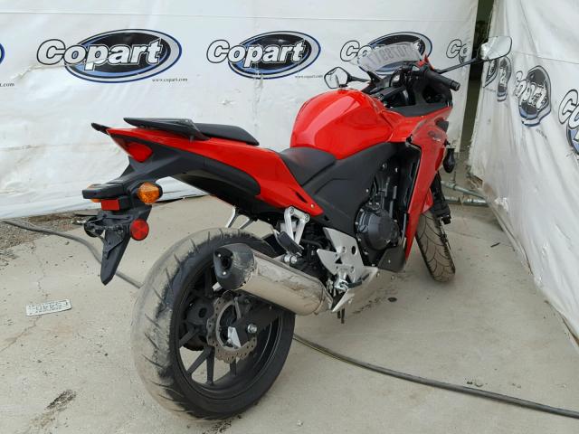 MLHPC446XE5101727 - 2014 HONDA CBR500 R RED photo 4