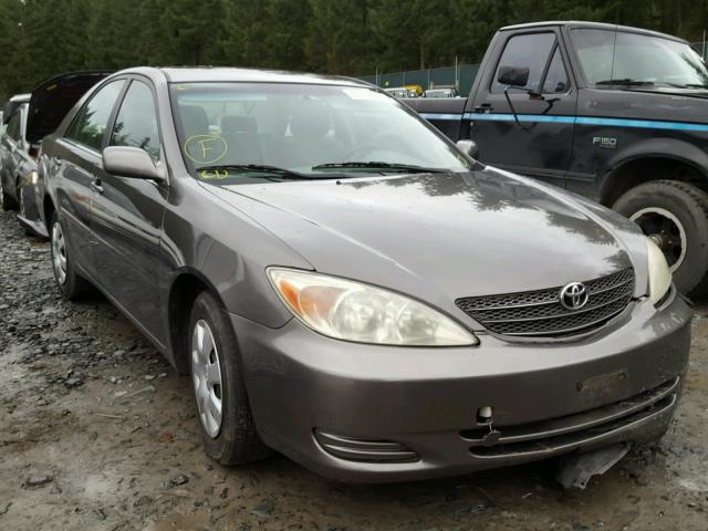 JTDBE32K130184492 - 2003 TOYOTA CAMRY LE GRAY photo 1