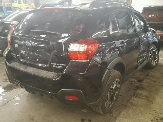 JF2GPABC2HH247848 - 2017 SUBARU CROSSTREK BLACK photo 4