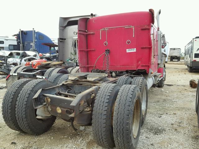 1FUPCSZB61LH21280 - 2001 FREIGHTLINER CONVENTION RED photo 4