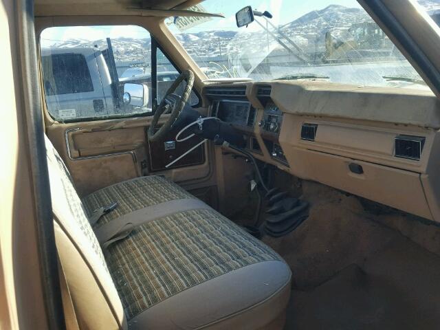 1FTHF26L0EPB15081 - 1984 FORD F250 TAN photo 5