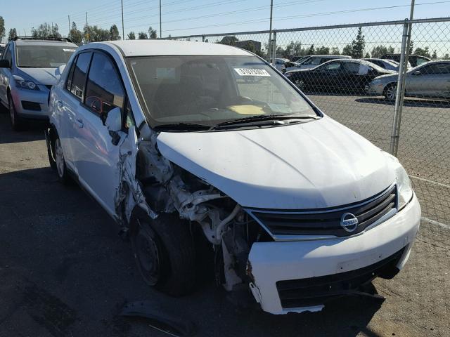 3N1BC1AP8BL404366 - 2011 NISSAN VERSA S WHITE photo 1