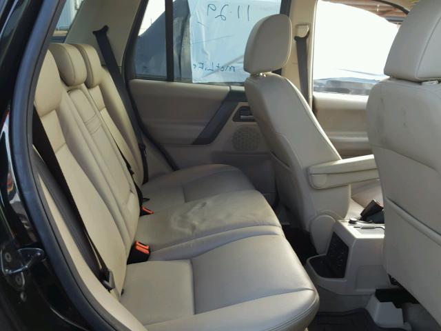 SALFT24N89H138704 - 2009 LAND ROVER LR2 HSE TE BLACK photo 6