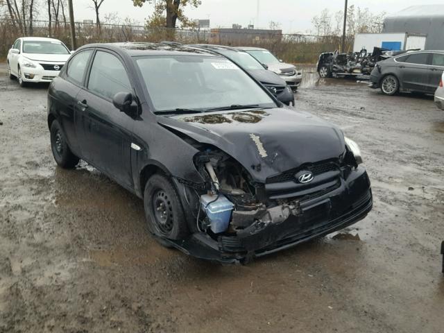 KMHCN35C58U088420 - 2008 HYUNDAI ACCENT BAS BLACK photo 1