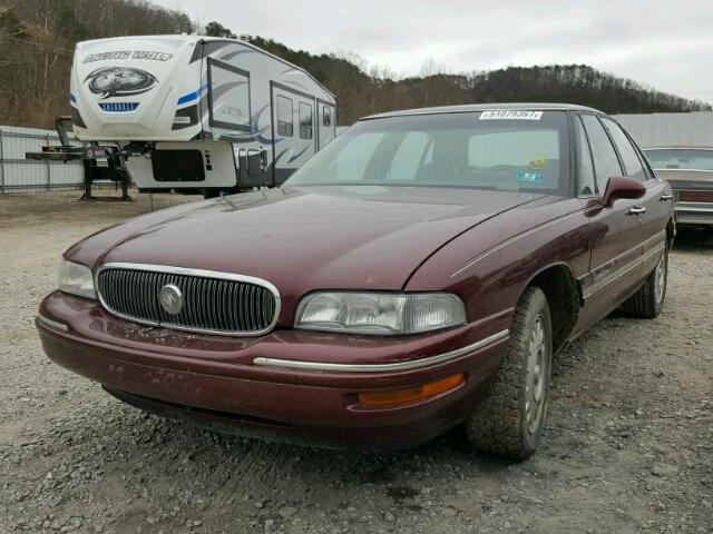 1G4HR52K8XH417295 - 1999 BUICK LESABRE LI MAROON photo 2