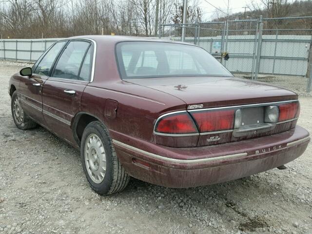 1G4HR52K8XH417295 - 1999 BUICK LESABRE LI MAROON photo 3