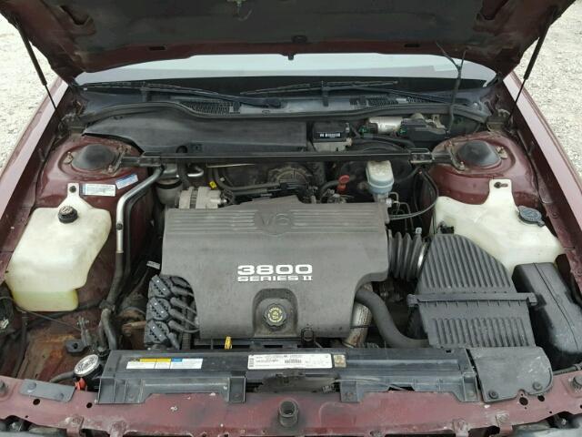 1G4HR52K8XH417295 - 1999 BUICK LESABRE LI MAROON photo 7