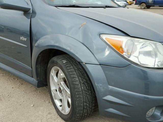 5Y2SL65857Z433997 - 2007 PONTIAC VIBE GRAY photo 9