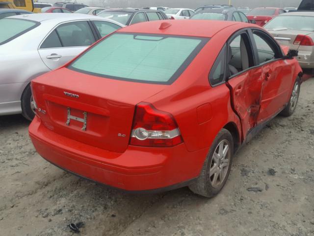 YV1MS382972251093 - 2007 VOLVO S40 2.4I RED photo 4