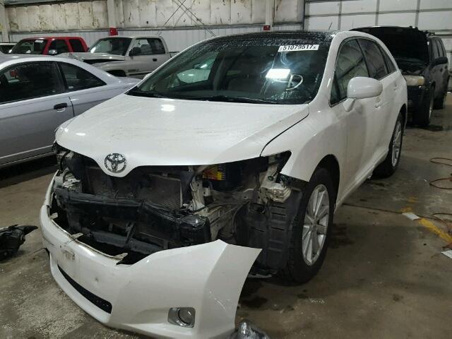 4T3BA3BB0AU011065 - 2010 TOYOTA VENZA BASE WHITE photo 2