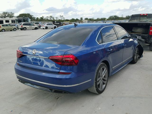 1VWDT7A31HC072343 - 2017 VOLKSWAGEN PASSAT R-L BLUE photo 4