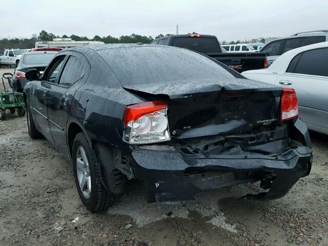 2B3CA3CV1AH116759 - 2010 DODGE CHARGER SX BLACK photo 3