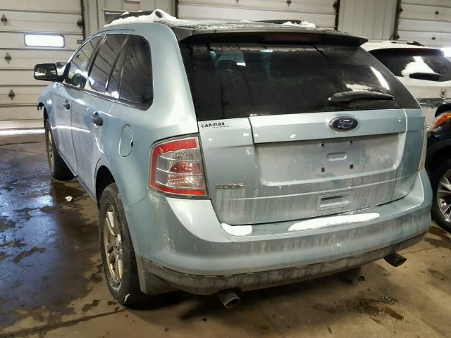 2FMDK36C98BB43498 - 2008 FORD EDGE SE SILVER photo 3