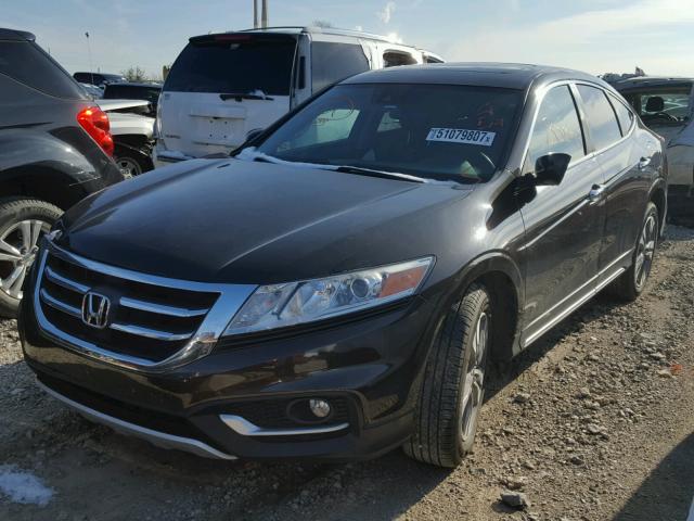 5J6TF1H56DL002478 - 2013 HONDA CROSSTOUR BLACK photo 2