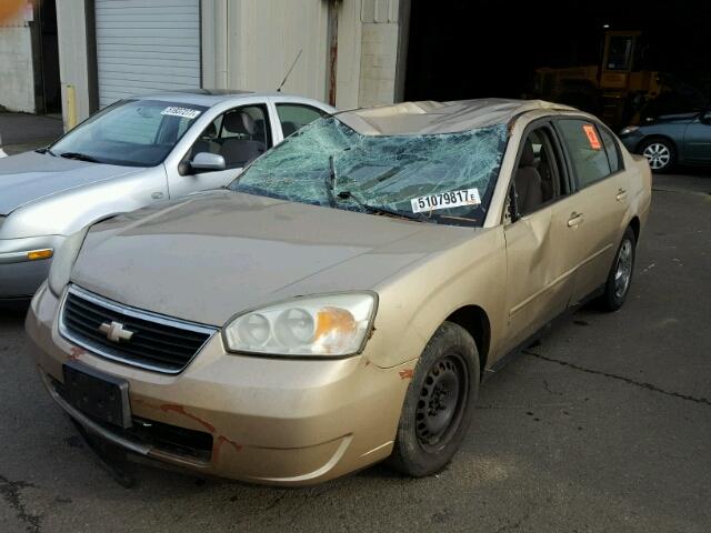 1G1ZS58F07F256257 - 2007 CHEVROLET MALIBU LS BEIGE photo 2