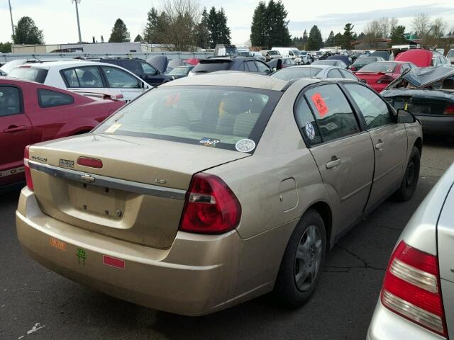 1G1ZS58F07F256257 - 2007 CHEVROLET MALIBU LS BEIGE photo 4