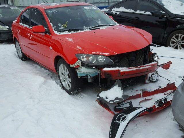 JM1BK32F581807125 - 2008 MAZDA 3 I RED photo 1