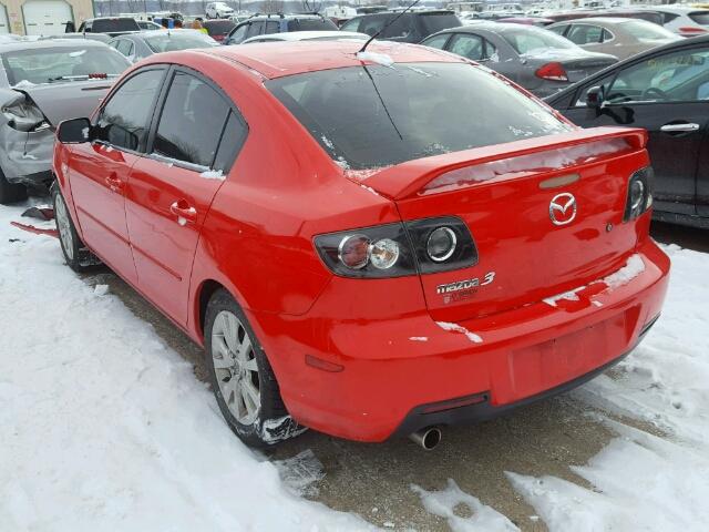 JM1BK32F581807125 - 2008 MAZDA 3 I RED photo 3