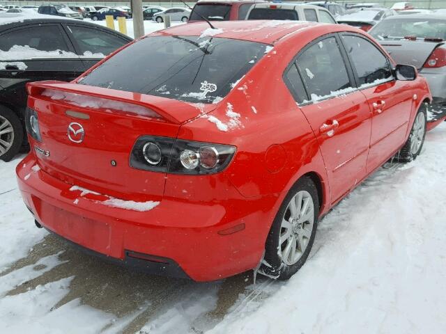 JM1BK32F581807125 - 2008 MAZDA 3 I RED photo 4