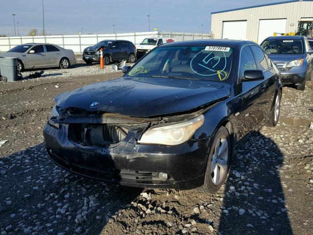 WBANF33536CB86475 - 2006 BMW 525 XI BLACK photo 2