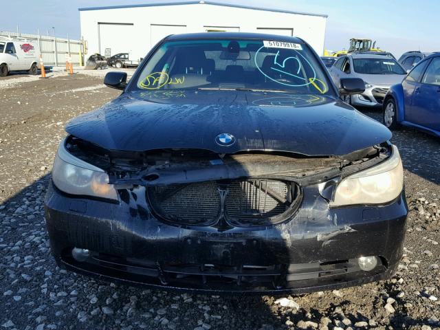 WBANF33536CB86475 - 2006 BMW 525 XI BLACK photo 9