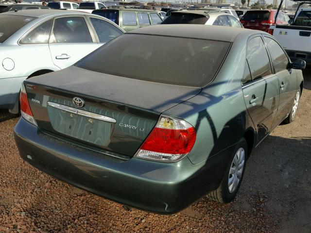 4T1BE32K16U149167 - 2006 TOYOTA CAMRY LE GREEN photo 4